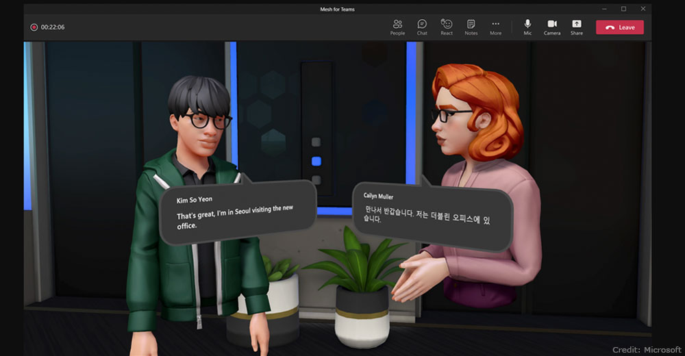 microsoft mesh avatars 1
