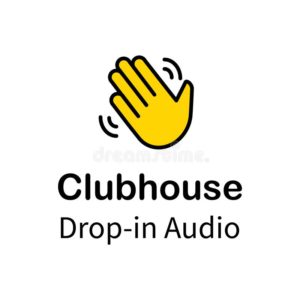 hand icon invite clubhouse social network symbol isolated white background vector eps 211367866